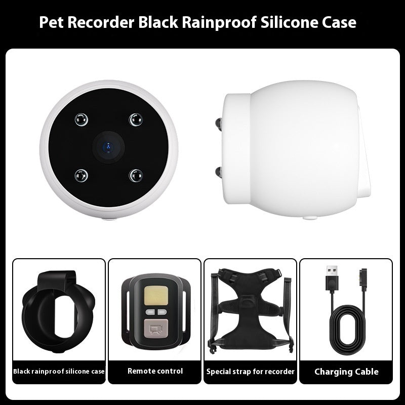 Pet Tracker Collar Dogs And Cats Recording Camera